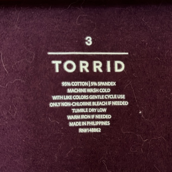 Torrid Plum Purple T-shirt - Picture 4 of 6